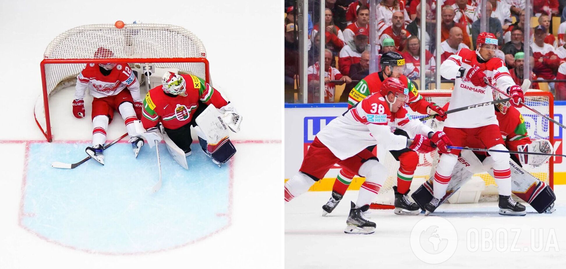 'Антиукраїнська' збірна пропустила 8 шайб поспіль, відкривши рахунок на 33-й секунді матчу ЧС із хокею. Відео