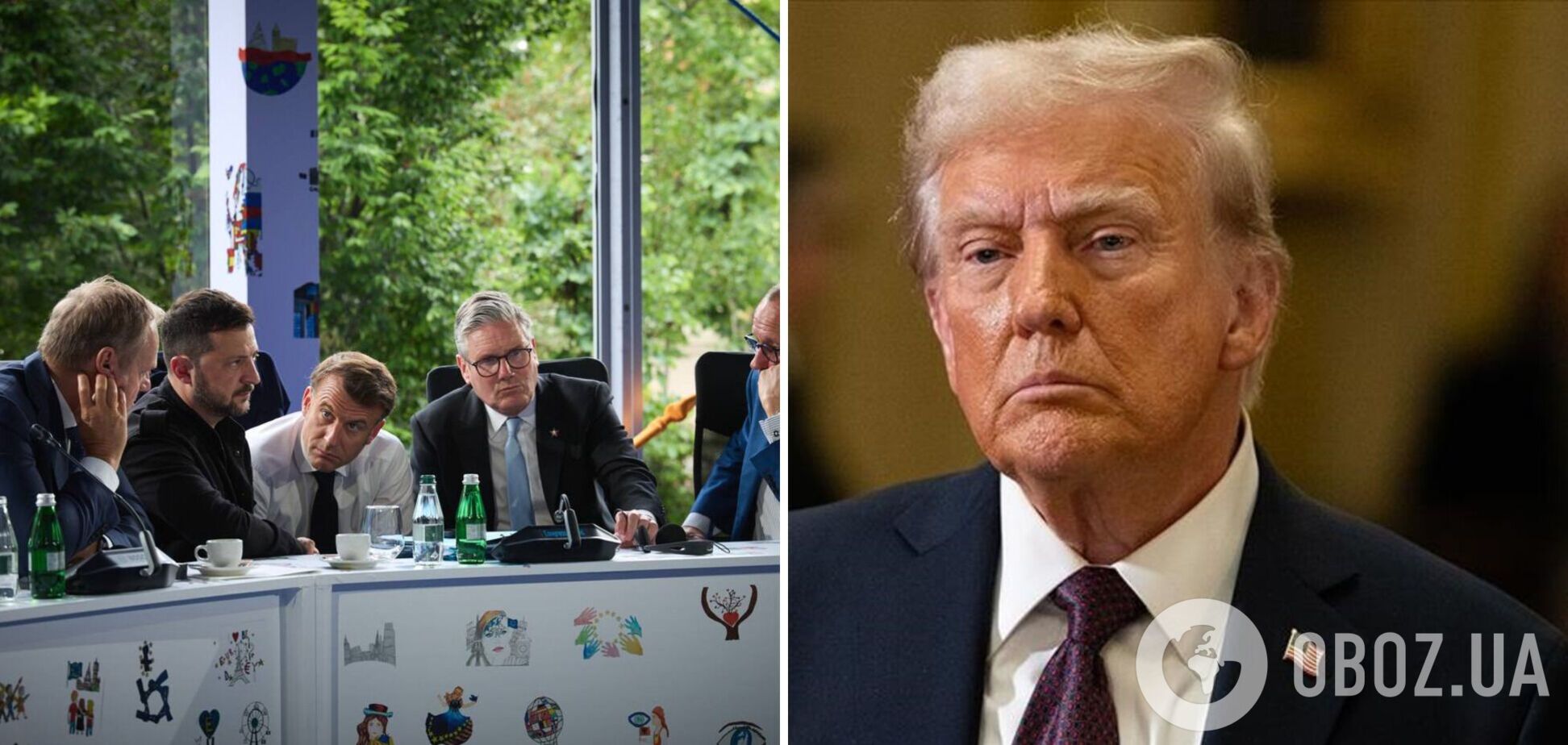 Зеленский, Макрон, Мерц, Стармер и Туск провели телефонный разговор с Трампом: первые подробности