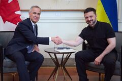 Зеленский впервые встретился с новым премьер-министром Канады: обсудили приближение мира, санкции против России и усиление ПВО. Видео