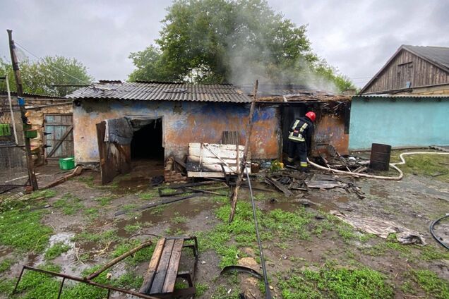В Одеській області в пожежі загинуло двоє дітей. Фото