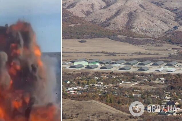 В СБУ подтвердили удар по складам БК возле Перевального в Крыму: была мощная детонация. Фото и видео