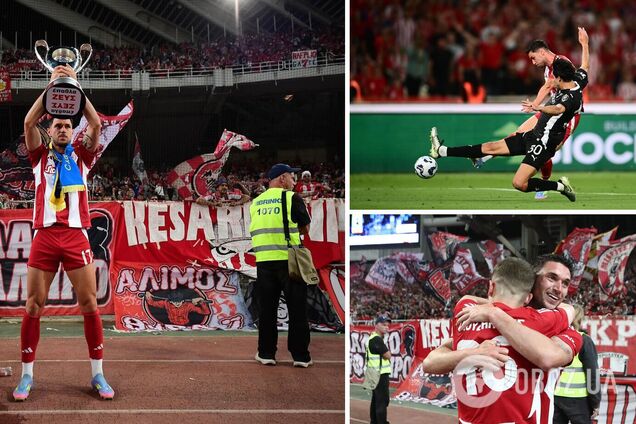 75-тысячный Олимпийский стадион в Афинах устроил овации футболисту сборной Украины. Видео