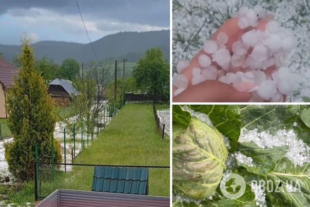 Ивано-Франковскую область накрыло градом: люди показали разрушительные последствия стихии. Фото и видео
