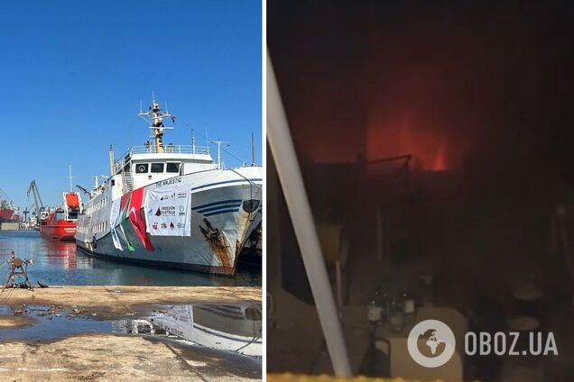 Біля узбережжя Мальти був атакований корабель із гуманітарною допомогою для Гази: судно горить і тоне