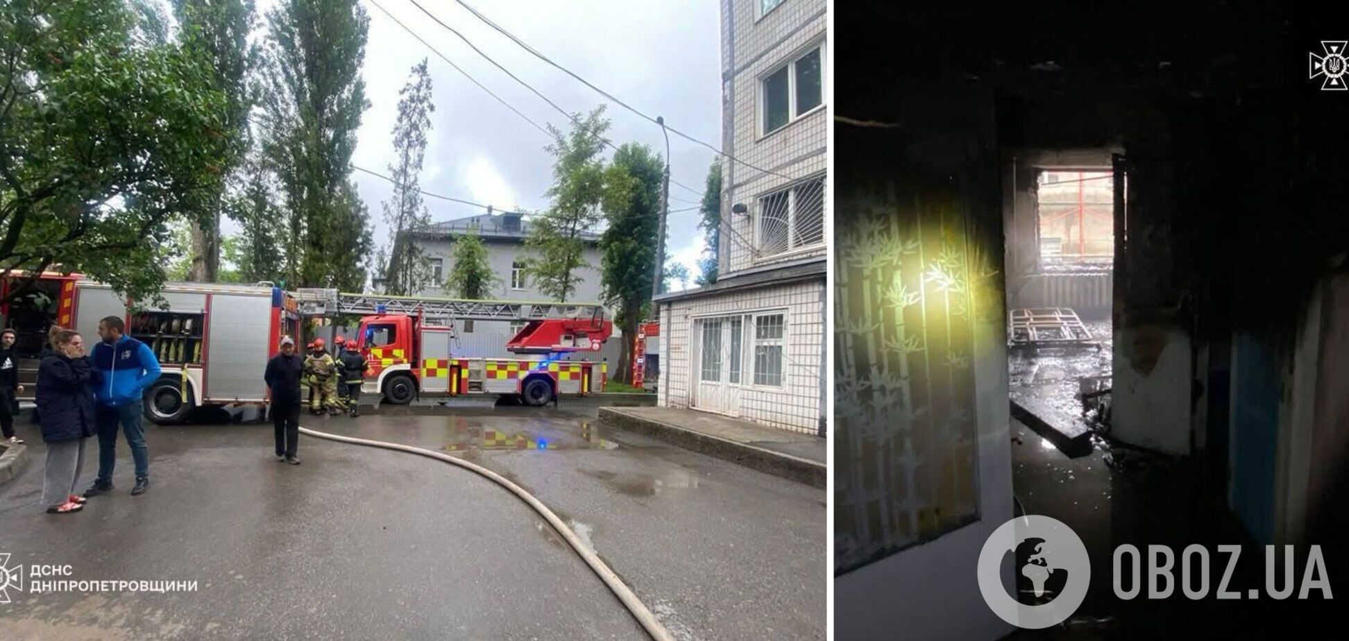 Пожар в больнице
