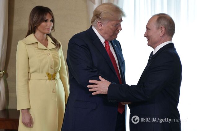 'Мелания ему нравится больше': Трамп похвастался, как обсуждал с Путиным свою жену. Видео