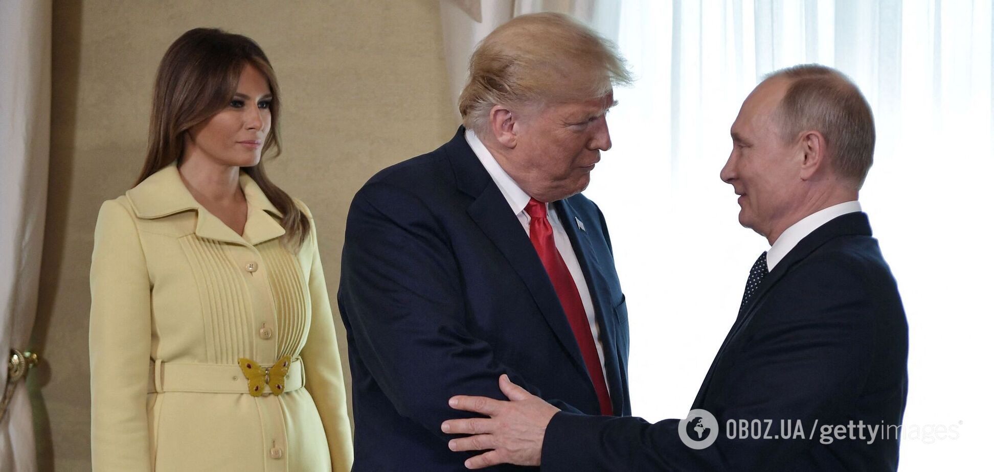 'Мелания ему нравится больше': Трамп похвастался, как обсуждал с Путиным свою жену. Видео