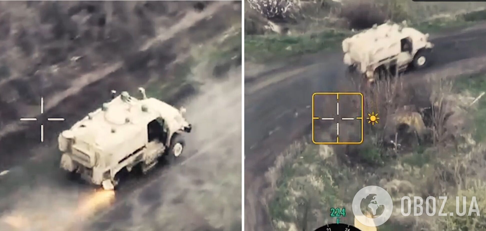 Дрифт года: водитель ГУР эвакуировал подбитый россиянами броневик с поля боя на Купянском направлении. Видео