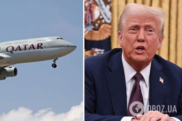 США официально приняли роскошный авиалайнер, подаренный Катаром: Трамп назвал его 'летающим дворцом'