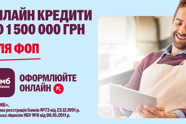 ПУМБ – лідер за обсягом онлайн кредитування підприємців з початку 2025 року