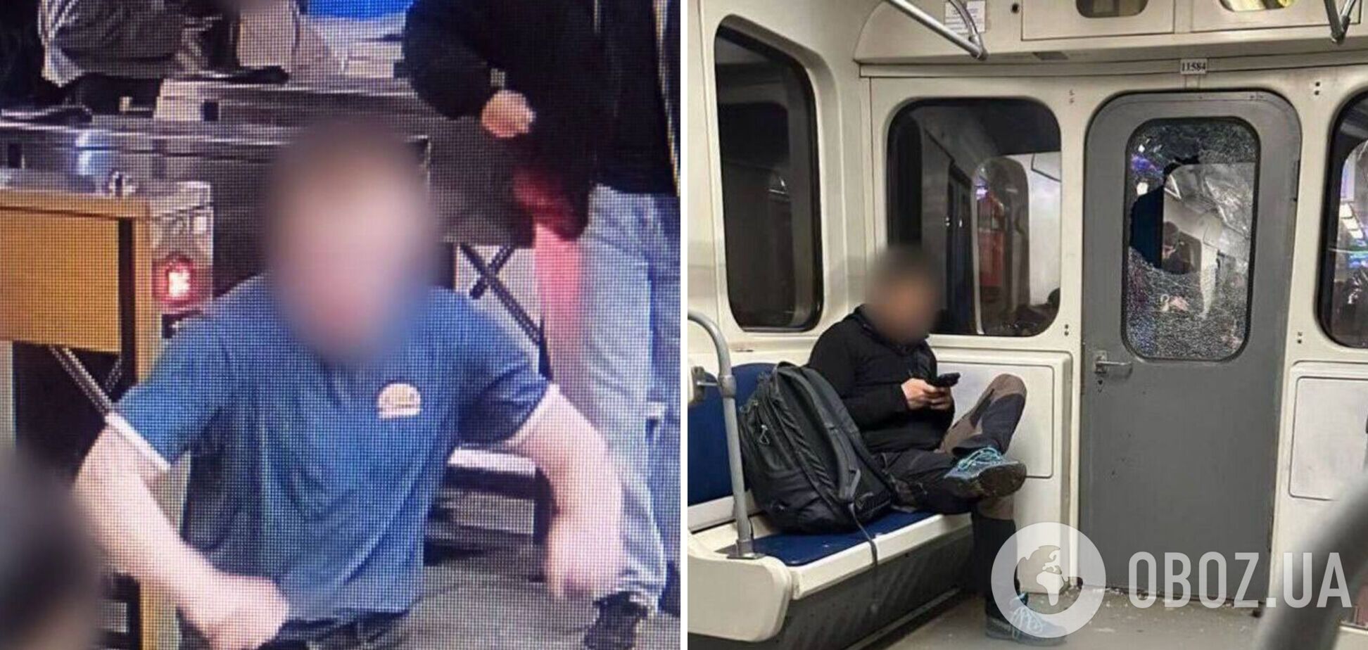 Киянин розбив скло у вагоні метро, бо хотів потрапити у сусідній вагон: як покарають хлопця. Фото