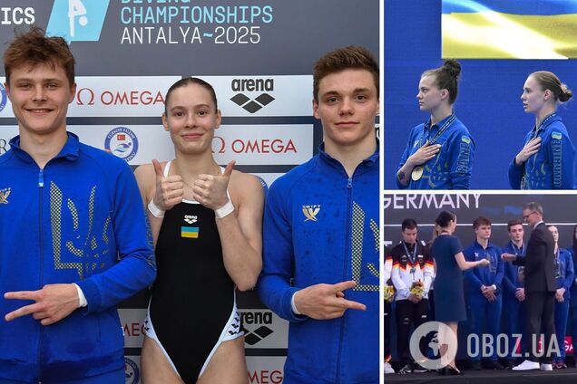 Україна останньою спробою виборола 'золото' чемпіонату Європи зі стрибків у воду. Відео