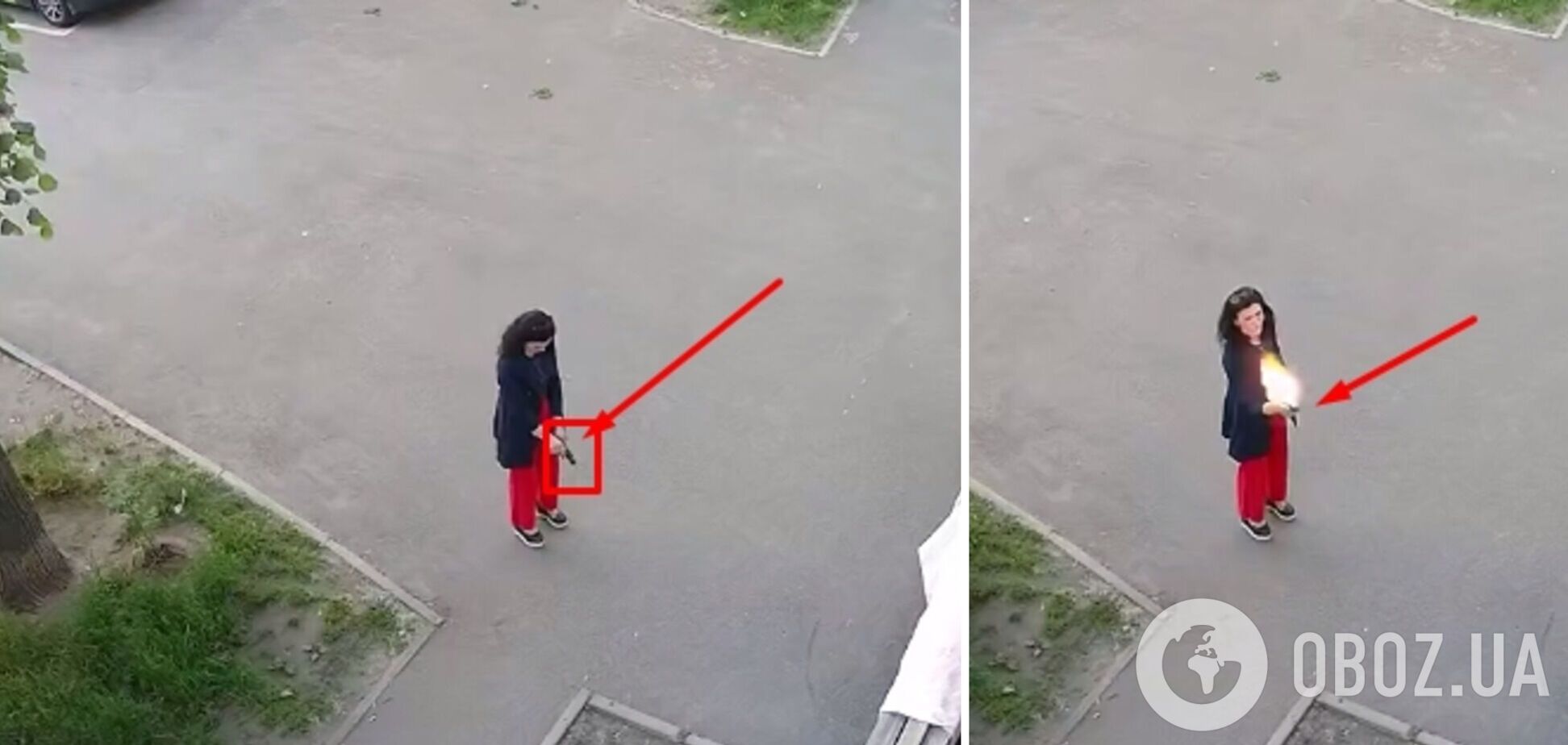 У Києві на ДВРЗ жінка стріляла по дверях багатоповерхівки. Відео