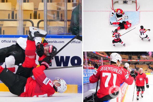 Чвертьфінал ЧС-2025 з хокею закінчився з рахунком 6-0. Відео