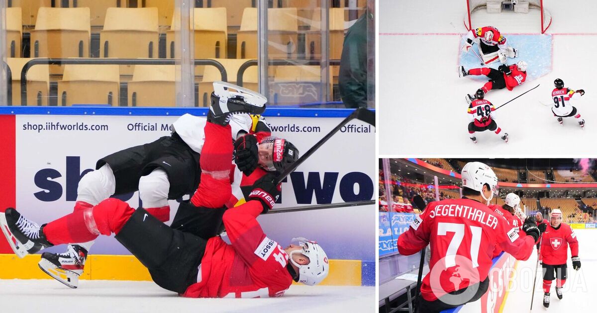 Чвертьфінал ЧС-2025 з хокею закінчився з рахунком 6-0. Відео