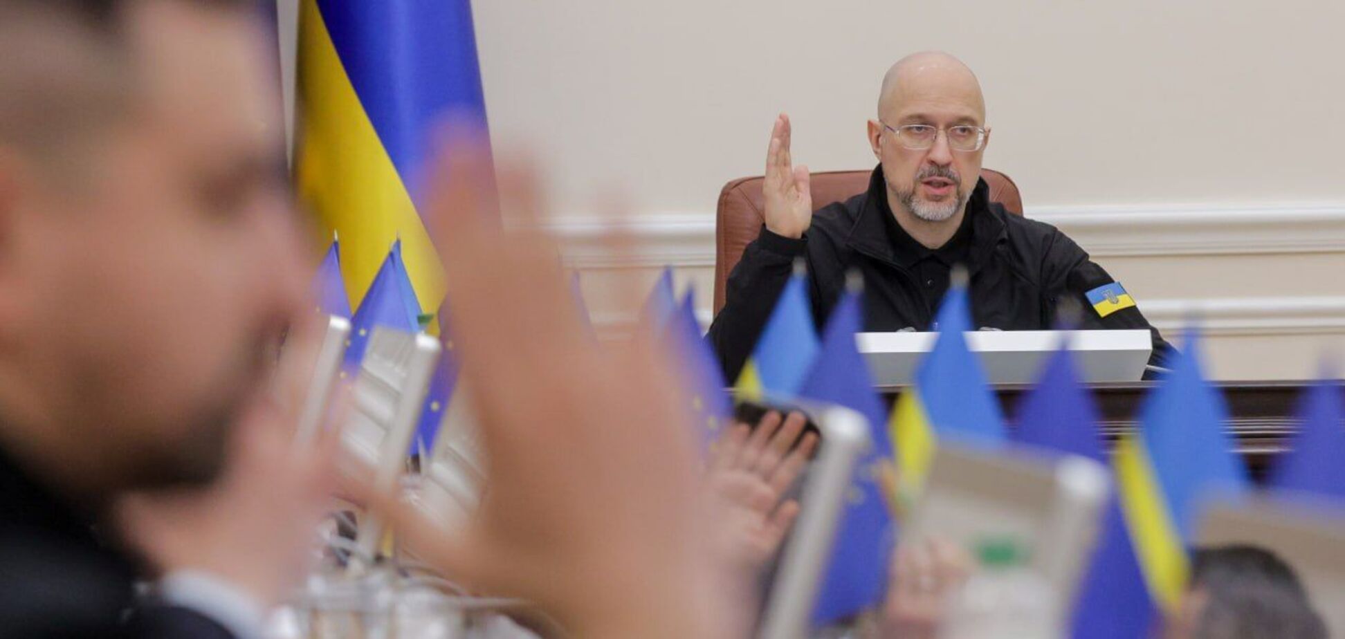 Ілюстрація - Денис Шмигаль на засіданні Кабміну