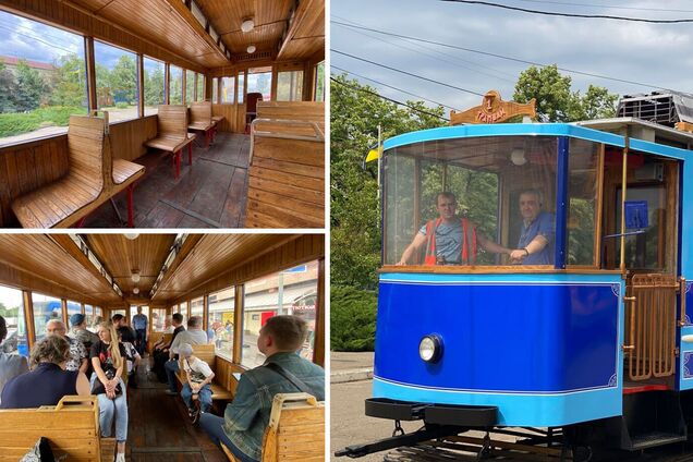У Києві запустили екскурсійну поїздку на унікальному ретро-трамваї. Подробиці та фото