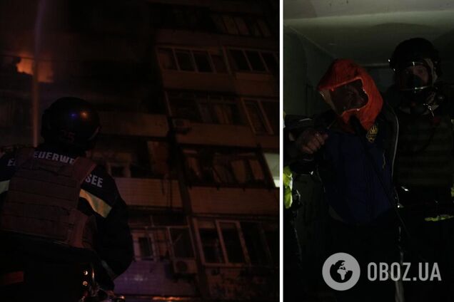 Россия атаковала Киев баллистикой и 'Шахедами': вспыхнули пожары, есть пострадавшие. Фото