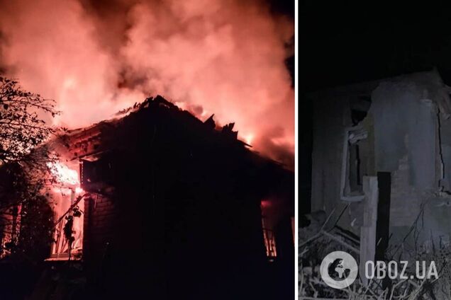 Враг сбросил авиабомбу на дома в Константиновке: погибла женщина, трое раненых. Фото