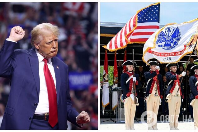 Трамп анонсував 'грандіозний' парад у Вашингтоні у день свого народження: коли він відбудеться