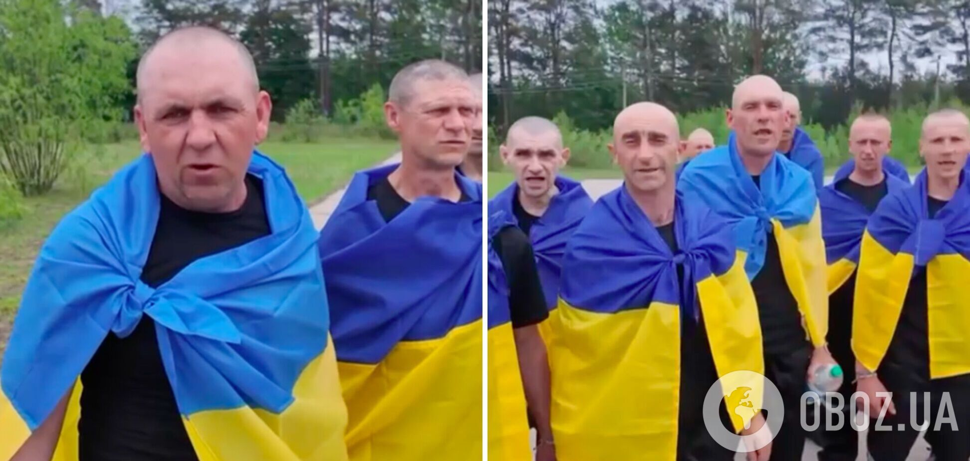 'Не дадим, чтобы в столицу зашли враги': освобожденные из плена защитники поздравили с днем Киева. Видео