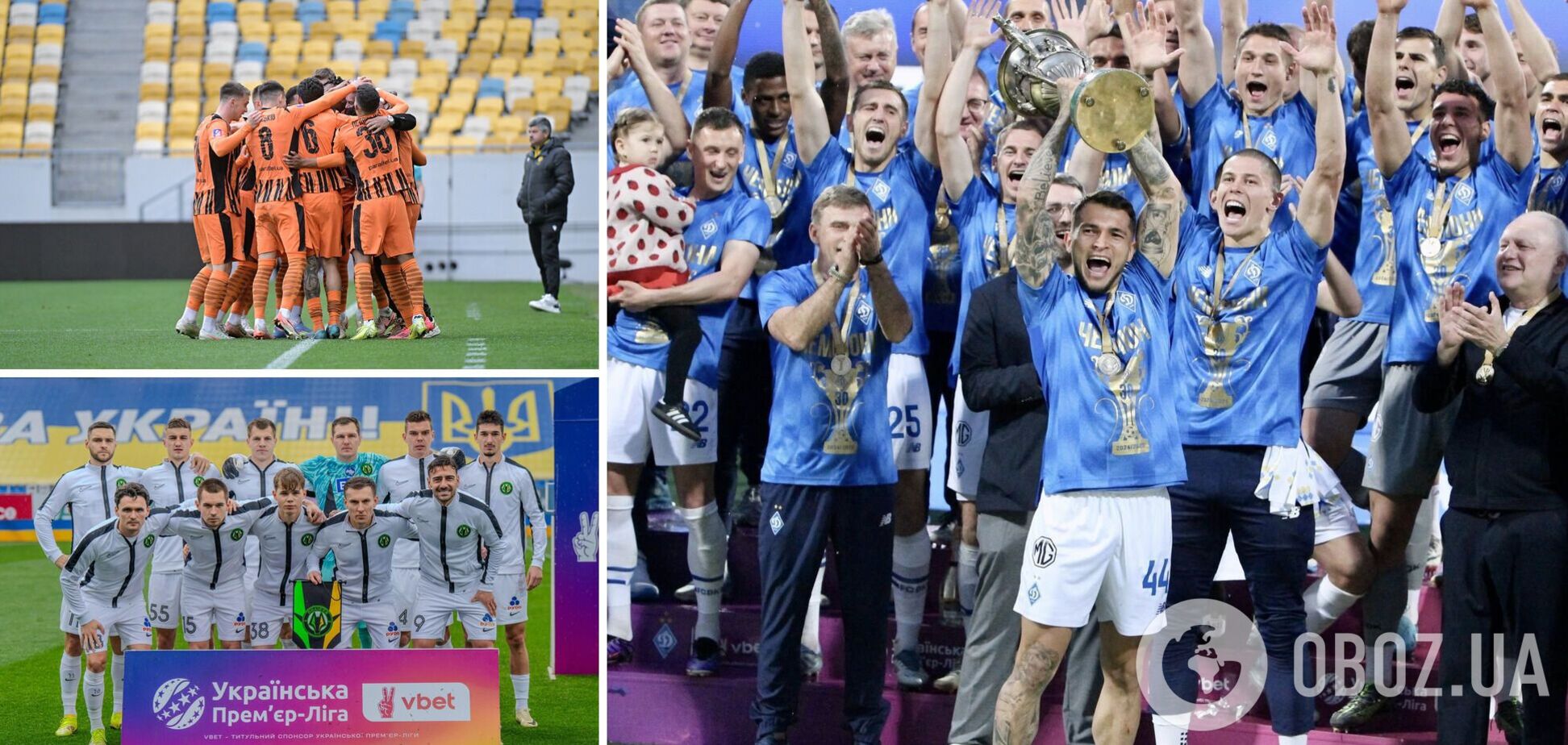 Сезон УПЛ завершено. Стало відомо, які українські клуби зіграють у яких футбольних єврокубках. Підсумкова таблиця Прем'єр-ліги