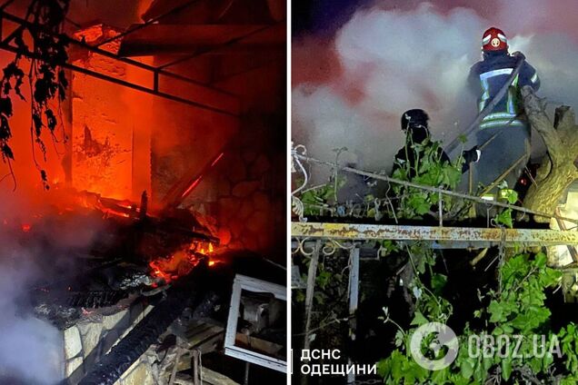 Оккупанты атаковали Одесскую область, есть прилеты: произошли пожары и разрушения, пострадал подросток. Фото