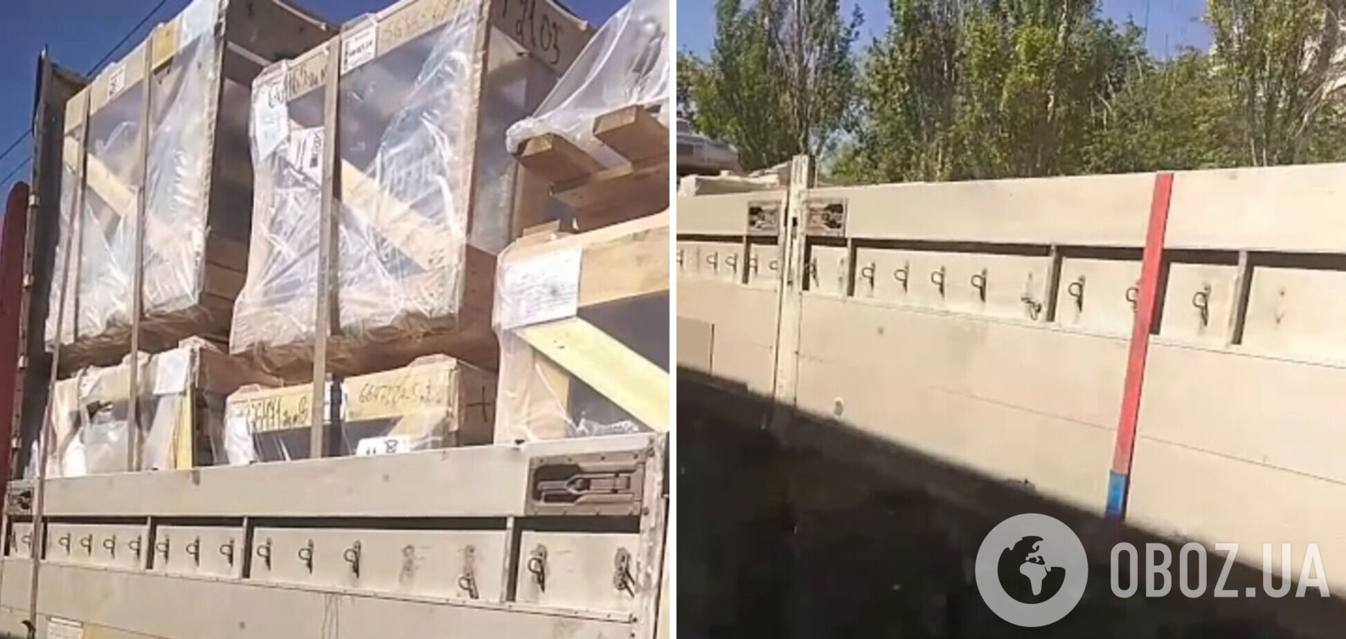 Оккупанты начали перевозить новые военные автомобили в разобранном состоянии: в сети назвали причину. Фото и видео