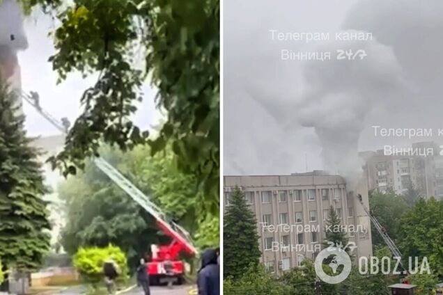 В Виннице произошел пожар в помещении ТЦК: появились подробности. Видео