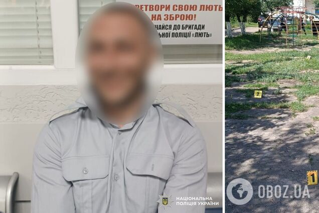 На Харківщині затримали чоловіка, який стріляв поблизу дитячого майданчика: усі подробиці інциденту. Фото