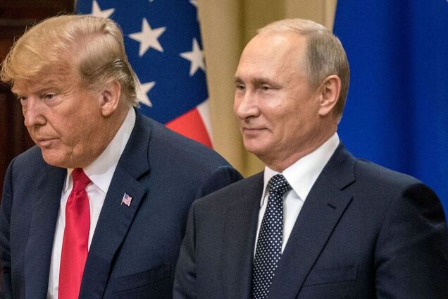 Індекс Московської біржі, Дональд Трамп і Володимир Путін - ілюстрація