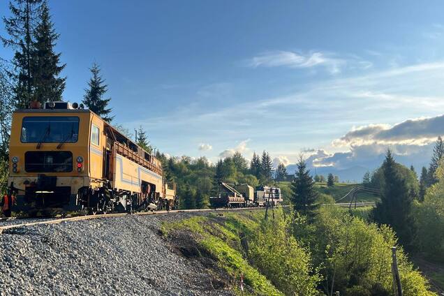 Ремонтные работы на ж/д перегоне Ясиня – Вороненко в мае-2025