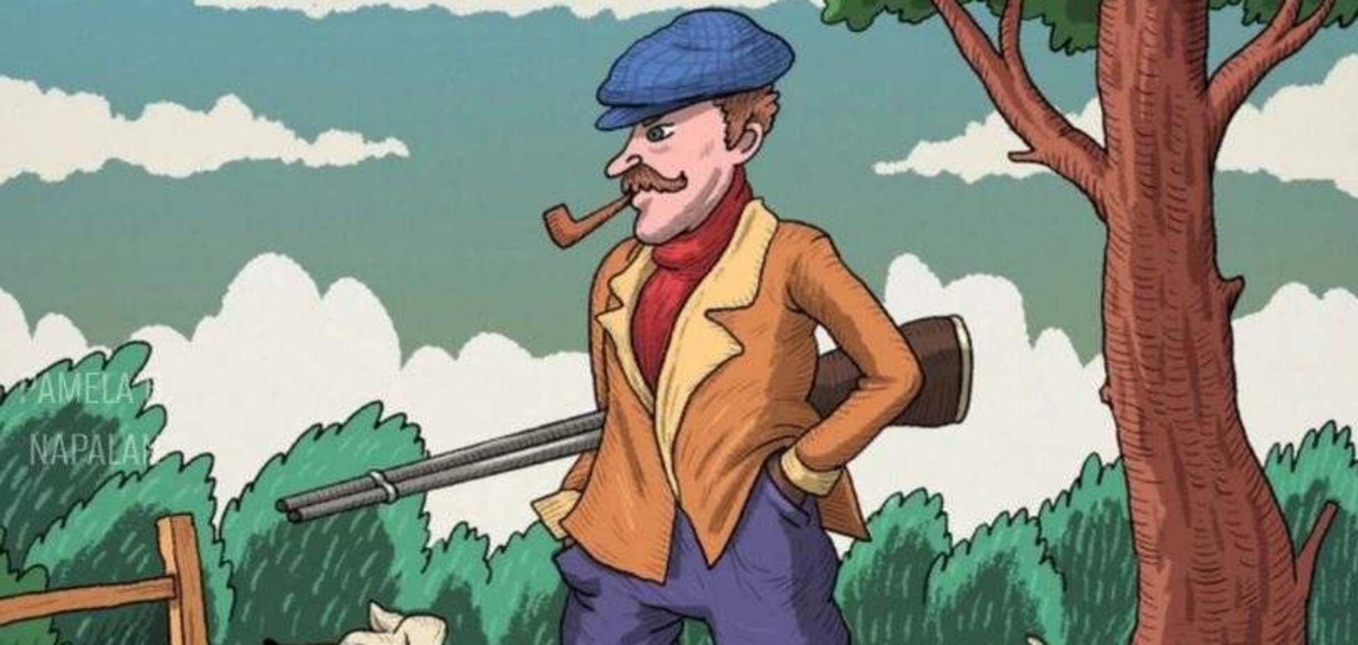 Где спрятался кролик? Головоломка на внимательность