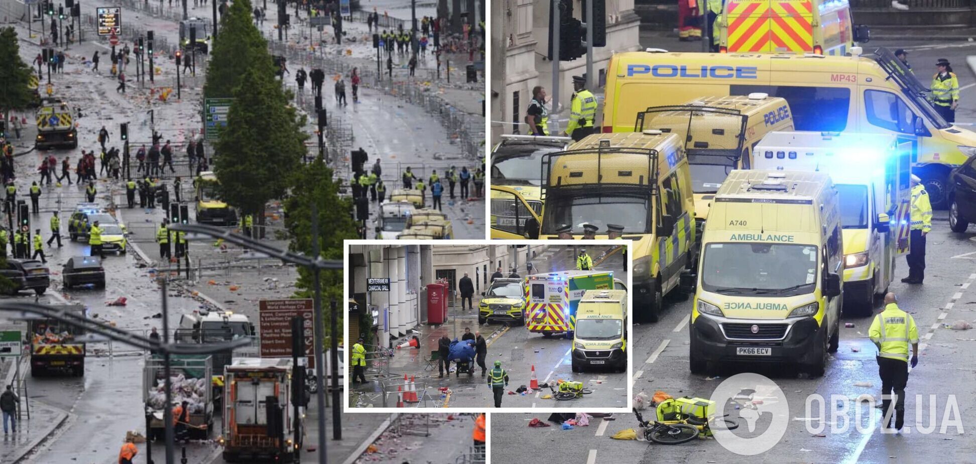 Очевидцы рассказали о наезде автомобиля на толпу в Ливерпуле