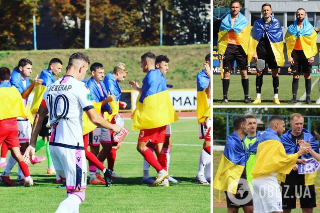 Украинский футболист отказался петь гимн Украины и брать сине-желтый флаг, объяснив свой поступок