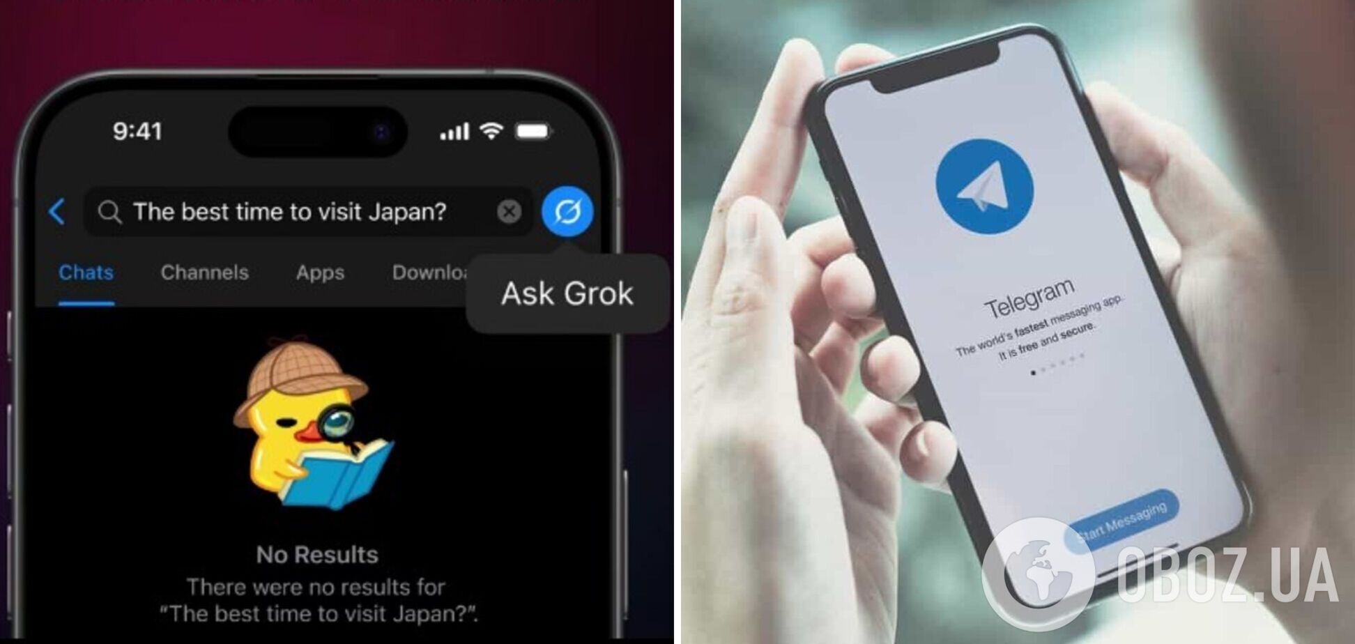 У Telegram з'явиться чат-бот зі штучним інтелектом: Маск і Дуров домовились про партнерство на сотні мільйонів. Відео