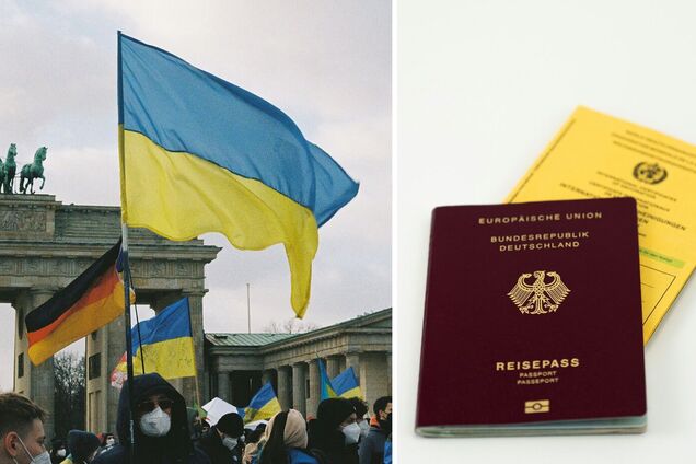 Иллюстрация - паспорт гражданина Германии