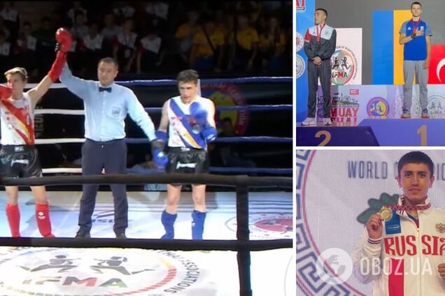 Український боксер на ЧС 'розмазав по рингу' російського чемпіона світу. Відео