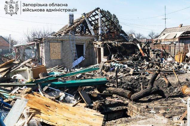 Россия ударила авиабомбами по Запорожской области: есть погибшие и пострадавшие, повреждены дома. Фото