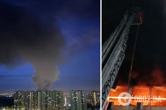 Сначала были взрывы: в России произошел пожар на стратегическом заводе, поднялся черный дым. Фото и видео