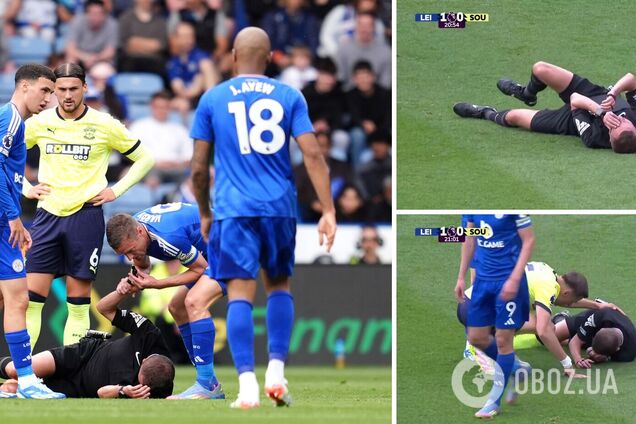 Уникальный случай в АПЛ. Легендарный футболист дунул в свисток нокаутированного арбитра, чтобы остановить матч. Видео