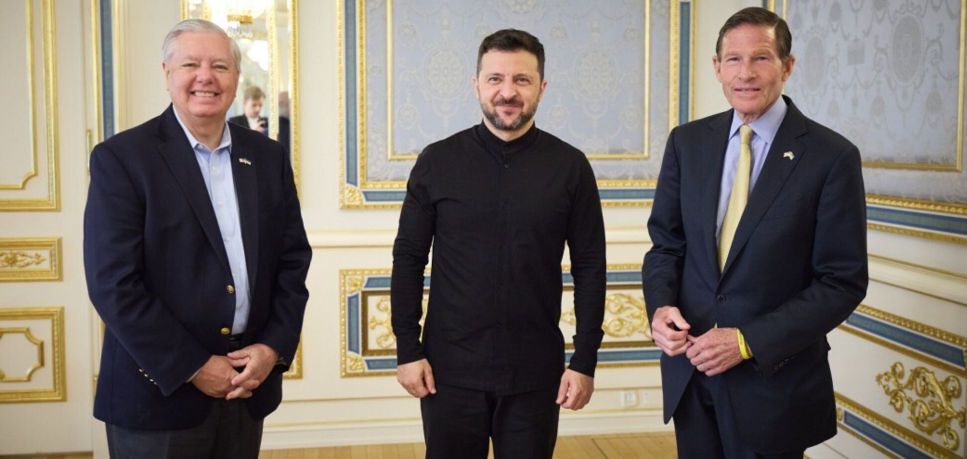 Зеленський провів зустріч з американськими сенаторами Ліндсі Гремом і Річардом Блюменталем