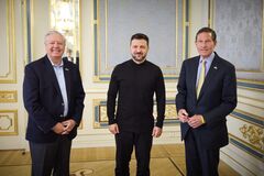 Зеленский провел встречу с американскими сенаторами Линдси Грэмом и Ричардом Блюменталем