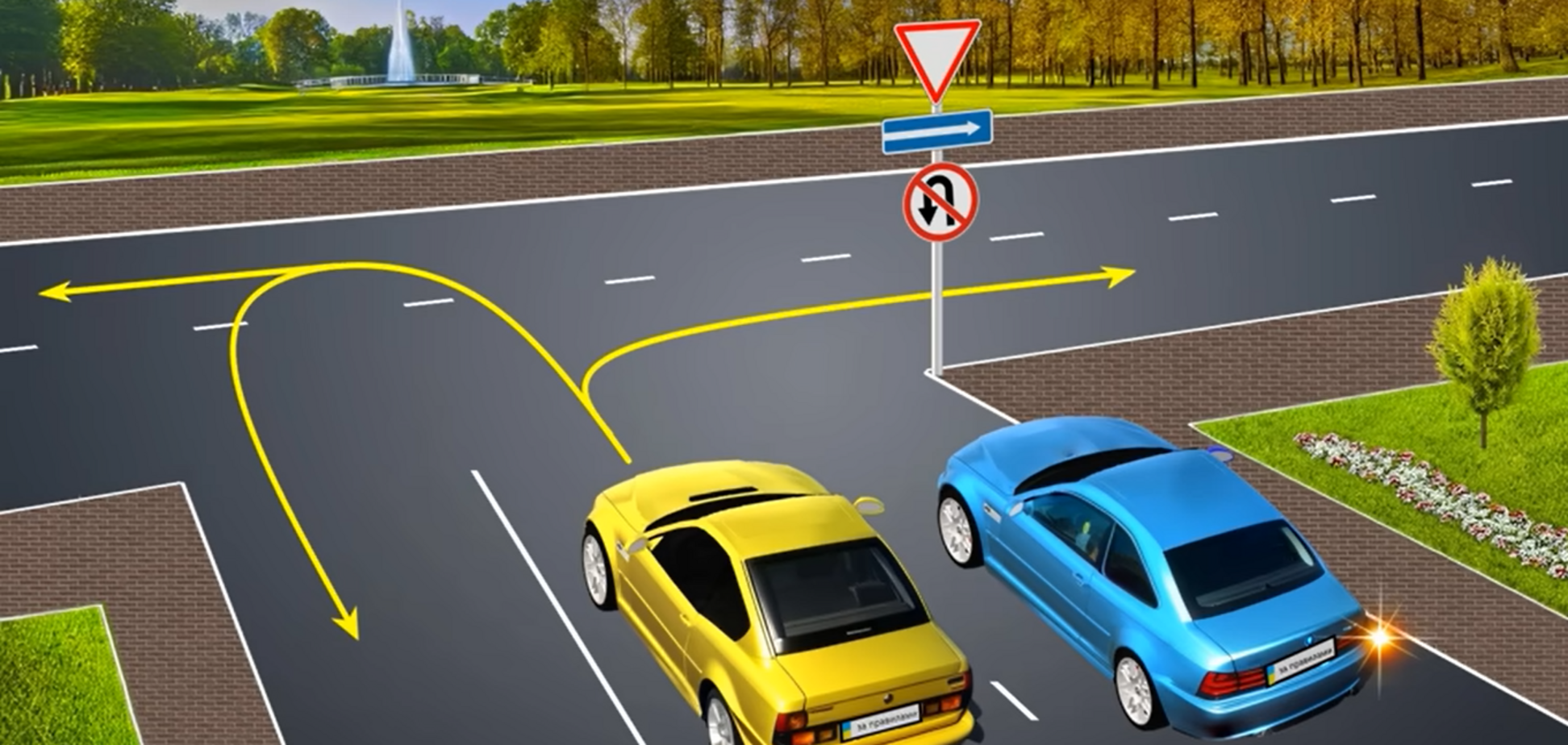 Куда может проехать желтое авто: тест для водителей