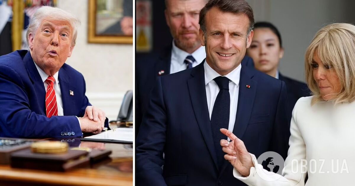 Тричі одружений Трамп дав пораду Макрону після