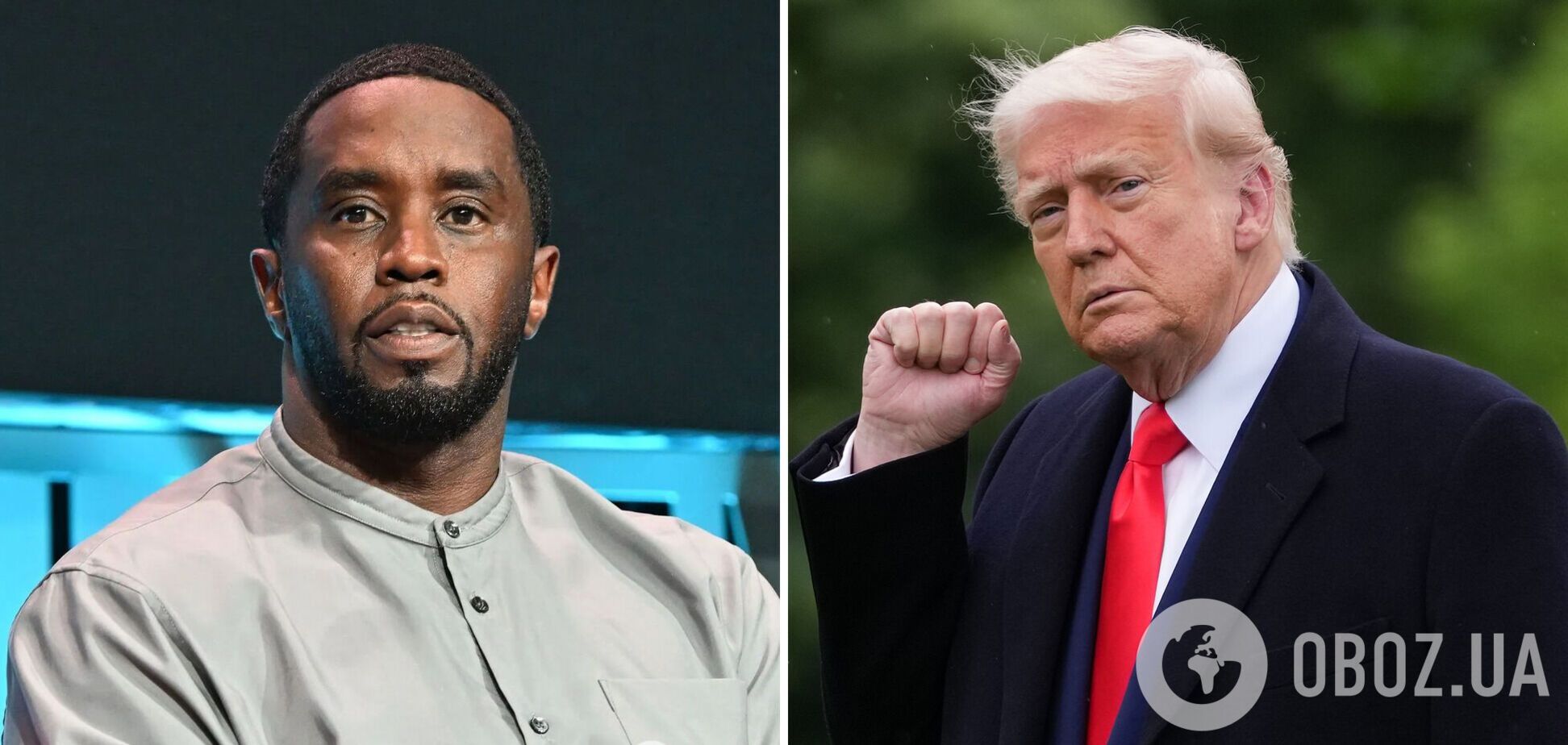 'Наші стосунки зіпсувалися': Трамп висловився про скандального P. Diddy та відповів, чи планує помилувати репера