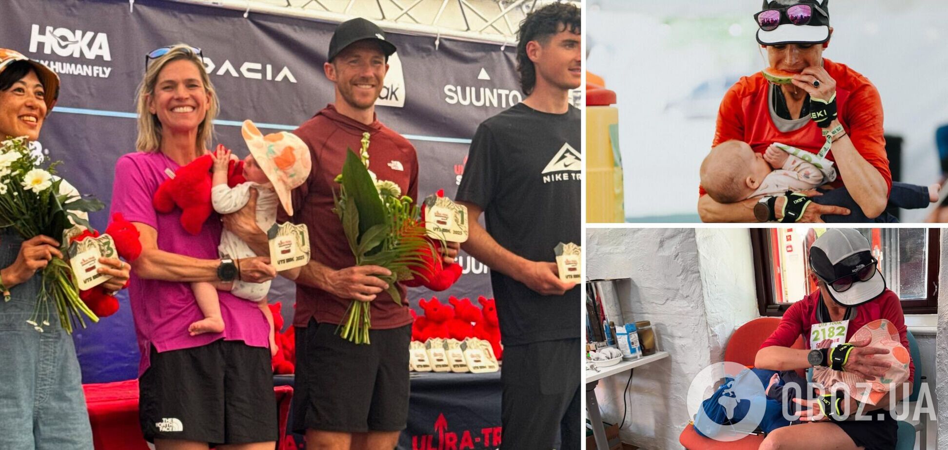 42-летняя канадка выиграла 100-километровый ультрамарафон, трижды останавливаясь, чтобы покормить грудью ребенка. Фото