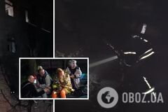 В полиции показали первые минуты после удара армии РФ по Черкассам