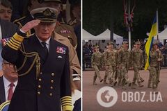 Король Чарльз отдал им честь: украинское подразделение встретили аплодисментами на параде в Лондоне. Фото и видео