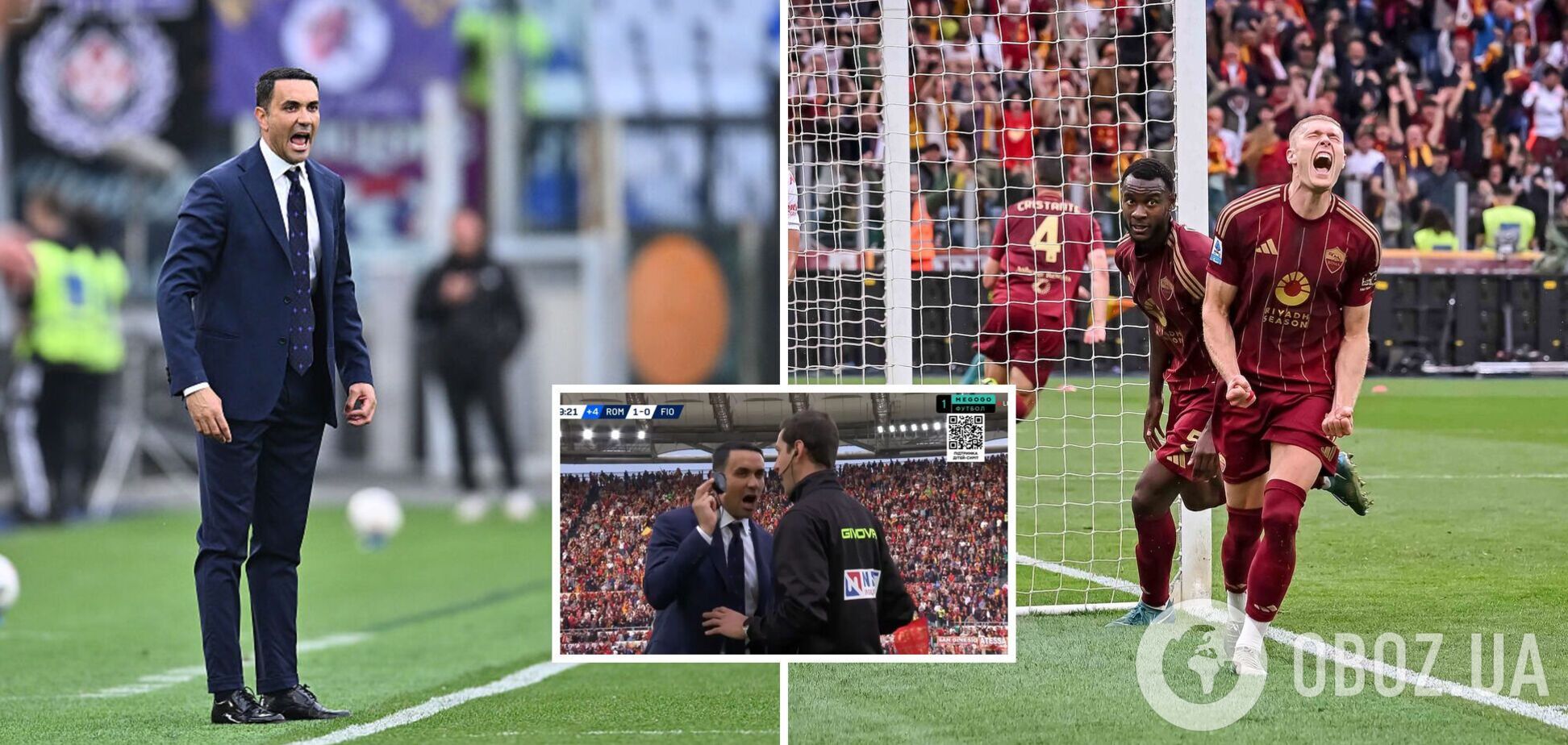 Набросился на арбитра: гол форварда сборной Украины вывел из себя итальянского тренера. Фотофакт